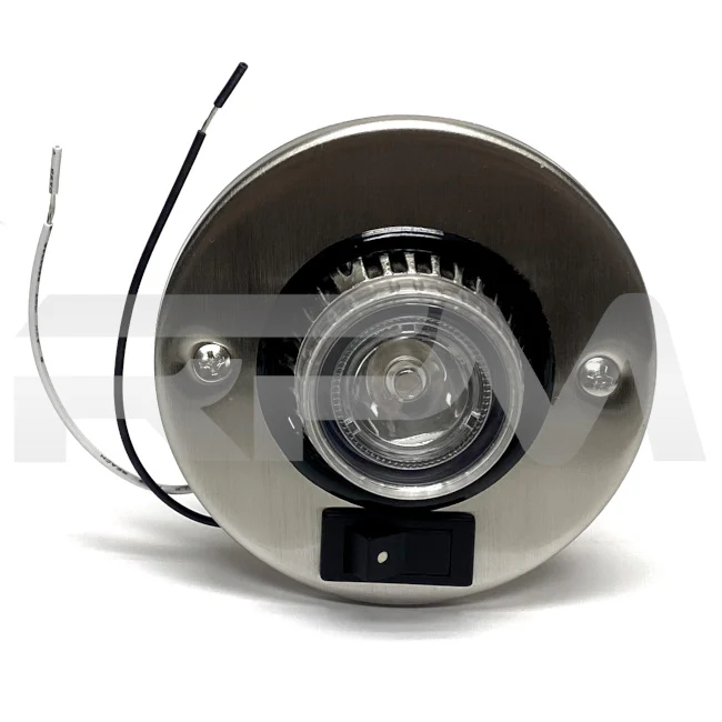 Tiffin RV Recessed LED Eyeball Light Satin Nickel 5032142 - Image 3