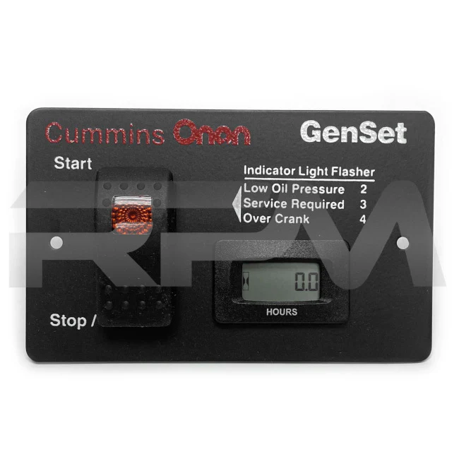 Tiffin RV Cummins Onan 028-00022 GenSet Generator Control Switch Panel 5137928 - Image 3